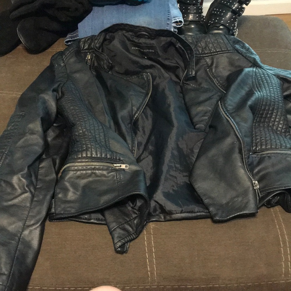 Leather jacket